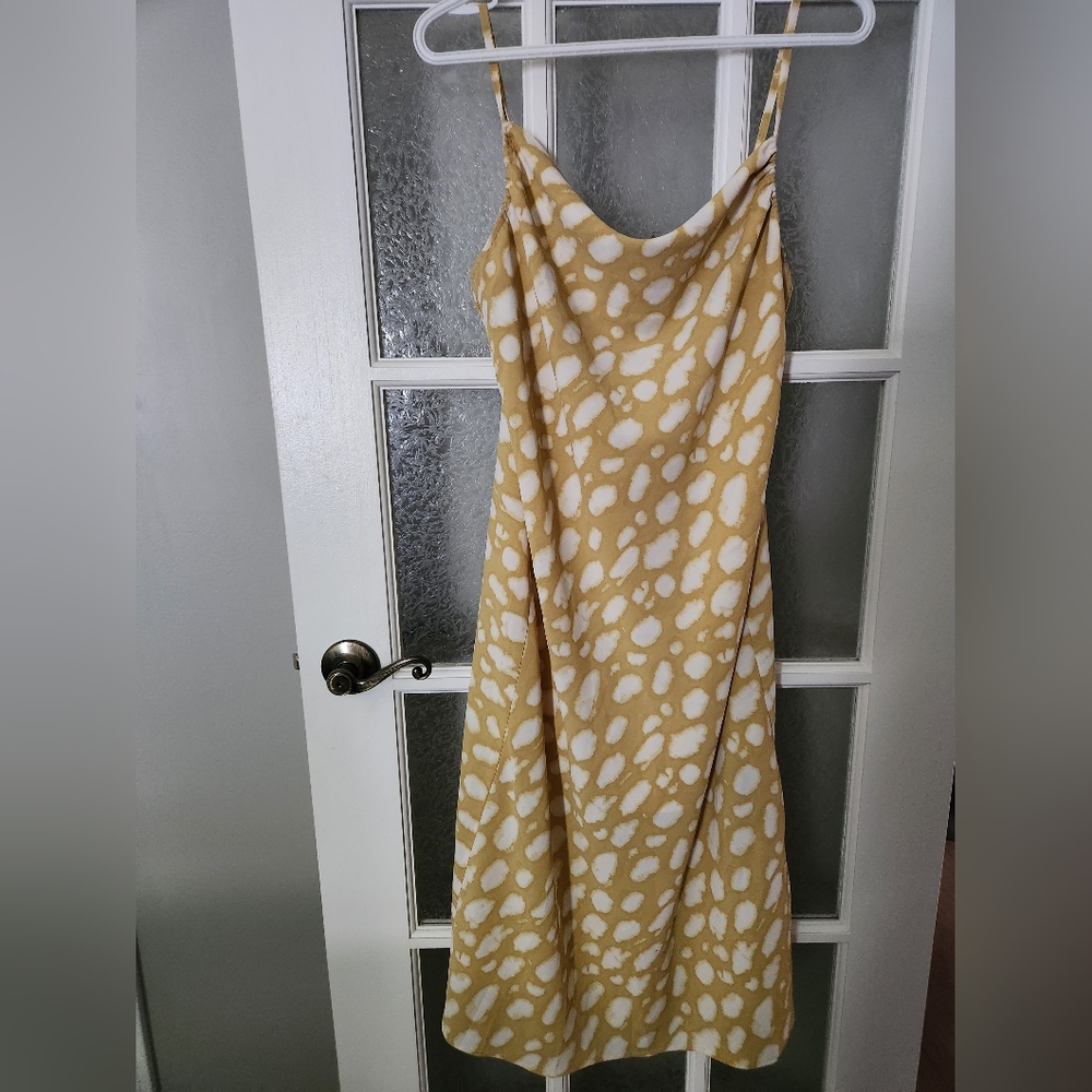 2 For 25$***Entro / Elegant Yellow and White Spotted Dress